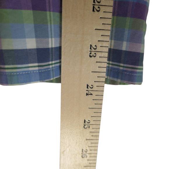 Vineyard Vines by Shep Ian Button Down Shirt Mens L Purple Slim Fit 100% Cotton - Picture 12 of 14